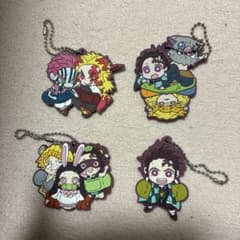 鬼滅の刃 ラバーストラップ 4点セット - メルカリ