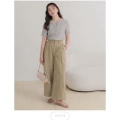 撥水ワイドデザインパンツのサムネイル