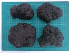 軽井沢産 溶岩石 浅間石（7〜12cm程度の石が3個）