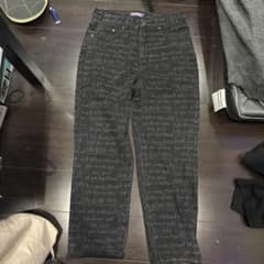 LABROS SEOUL 総柄 デニムパンツ ブラック 30インチ - メルカリ
