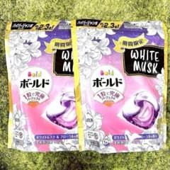 ボールド ジェルボール ホワイトムスク ハイパージャンボ 25個×2袋
