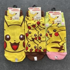 キャラソックス　ピカチュウ  3点のサムネイル