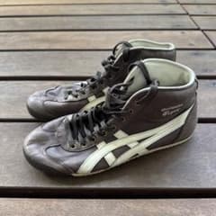 値下げしました！Onitsuka Tiger ブラウン ハイカットスニーカー