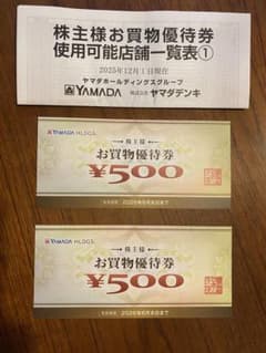 ヤマダデンキ お買物優待券のサムネイル