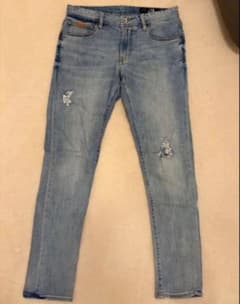 け*ぁ様 A|X ARMANI EXCHANGE デニムパンツ スキニー　ダメーのサムネイル