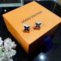 LOUIS VUITTON ルイヴィトン M02226 LV モザイク メタル ピアス 