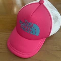 THE NORTH FACE ⭐︎キッズ キャップ ピンク　KMサイズのサムネイル