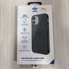 adidas iPhone12 mini クリアケース ブラックのサムネイル
