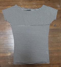 BLACK by moussy⭐ストライプカットソー⭐ボートネックのサムネイル