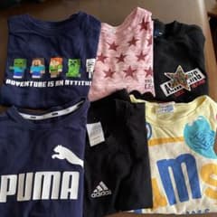 Tシャツ 男の子130センチ6点まとめ売りのサムネイル