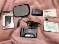 【ジャンク品】SONY WALKMAN ラジオカセットプレイヤー＆マイクのサムネイル