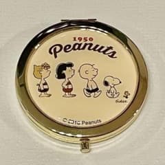 PEANUTS スヌーピー コンパクトミラー ゴールドのサムネイル