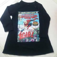 x-girl スパイダーマン ロンT  3Tのサムネイル