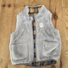 SKAPE ボアベスト 90cm リバーシブルのサムネイル