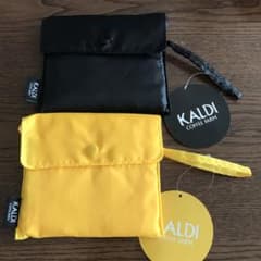 KALDI エコバック黒、黄色2種のサムネイル