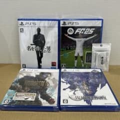 5X489 PS5ソフト 4本セット まとめ売り　新品未開封