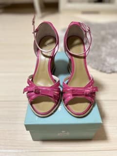 未使用級✨York terrace サンダル ピンク ウェッジソールのサムネイル
