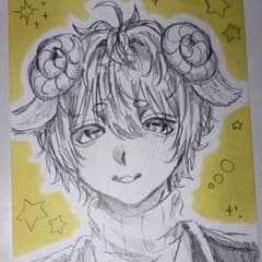 手描きイラスト ポストカードのサムネイル