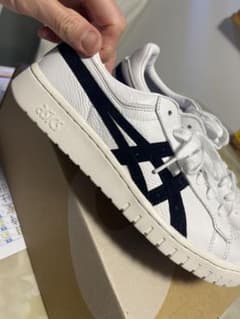 ASICS スニーカー 26.0cm ホワイト/ネイビーのサムネイル
