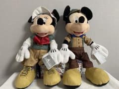 香港ディズニー ミッキーミニーぬいぐるみ - メルカリ