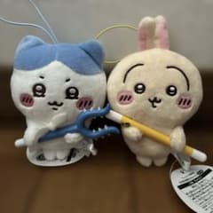 치이카와 토벌 마스코트 ② 봉제인형 스트랩 첨부 벌레와 토끼