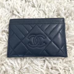 CHANEL カードケース ネイビー 紺✨美品✨ - メルカリ