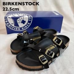 試着のみ　ビルケンシュトック フランカ　エナメル　パテント　ゴールドバックル 試着のみ ビルケンシュトック フランカ エナメル パテント ゴールド