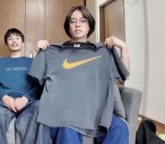OLD NIKE ナイキビッグスウォッシュtシャツ 90s ポーガーズあつむ着用 OLD NIKE ナイキビッグスウォッシュtシャツ 90s ポーガーズあつむ着用