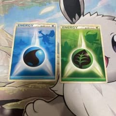 ポケモンカード 基本エネルギー 2枚セット 水 草 レジェンド みず くさ