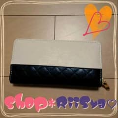 再入荷♡バイカラーキルティング長財布のサムネイル