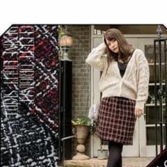 タイムセール♪新品・未使用 可愛い ツイードスカート サイズ4Lのサムネイル