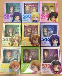 【新品未開封】ねんどろいど  ラブライブ μ's 練習着ver 9体セットのサムネイル