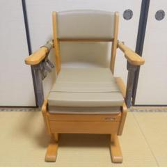【送料込】 uchie/介護用 家具調ポータブルトイレさわやか木製チェア 引取り限定】 uchie/介護用 家具調ポータブルトイレさわやか木製