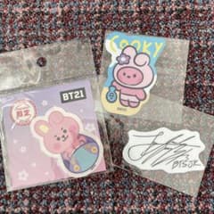 신품 BT21 쿠키 정국 스티커
