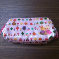 【新品・未使用】うさぎ柄ピンクのポーチのサムネイル