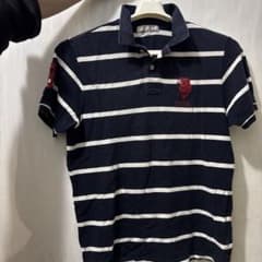 U.S. POLO ASSN. ポロシャツ ボーダー XLのサムネイル