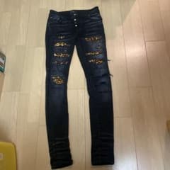 AMIRI アミリ LEOPARD THRASHER JEAN BLACK 29のサムネイル