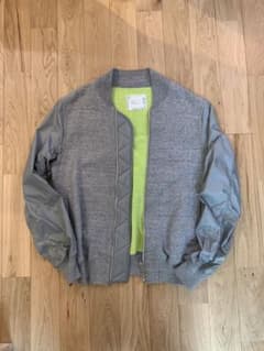 sacai MA-1 ナイロン切り替えブルゾン グレーのサムネイル