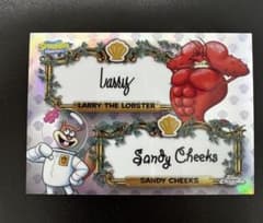 topps chrome spongebob dual auto サンディ - メルカリ