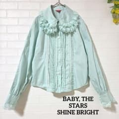【BABY, THE STARS SHINE BRIGHT】 ブラウス　グリーン BABY, THE STARS SHINE BRIGHT】 ブラウス グリーン - メルカリ