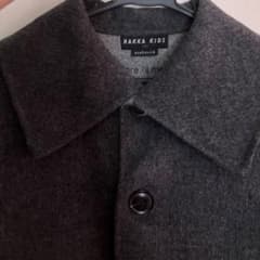 美品HAKKA KIDS 130ダークグレーコートのサムネイル