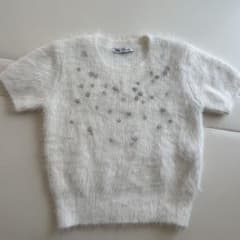 ZARA フェイクファーセーター ラインストーンのサムネイル