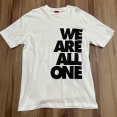 WE ARE ALL ONE Tシャツ ホワイト XL 須藤元気　Ｋー１　レアのサムネイル