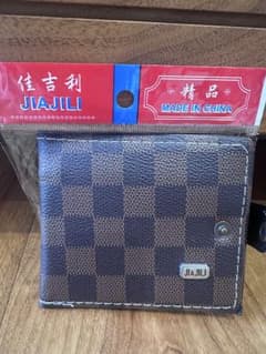 JIAJILI 二つ折り財布 チェック柄 ブラウンのサムネイル