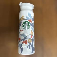 【新品】Starbucksステンレスボトル　ボタニカルデザイン355ml 箱付きのサムネイル