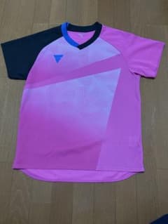 VICTAS 卓球ウェア ゲームシャツ ピンクのサムネイル