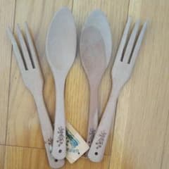 木製品 スプーン&フォークのサムネイル