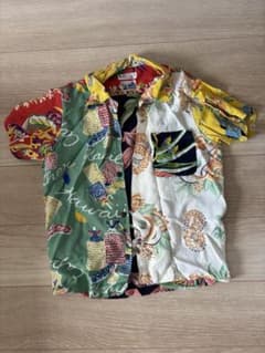 SUN SURF × BEAMS アロハシャツ 半袖 レッドのサムネイル