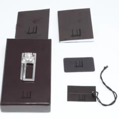 DUNHILL ブルドッグデザイン マネークリップ - メルカリ