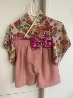 プー様専用 SWEEt MOMMY 花柄袴ロンパース　草履セットのサムネイル